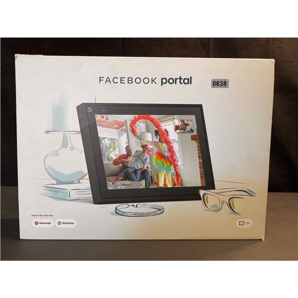 Lot of 1 Facebook Portal 10" Model - Open box