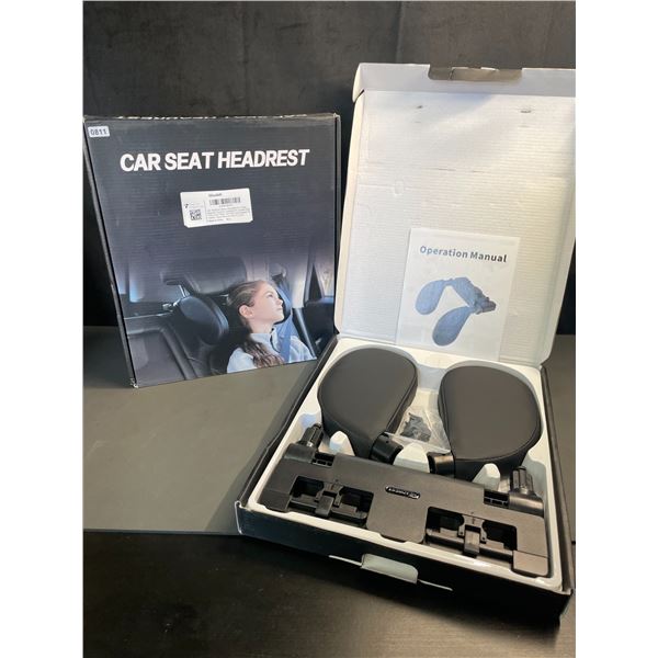 Lot of 2 Adjustable Car Seat Head Rests - Brand New