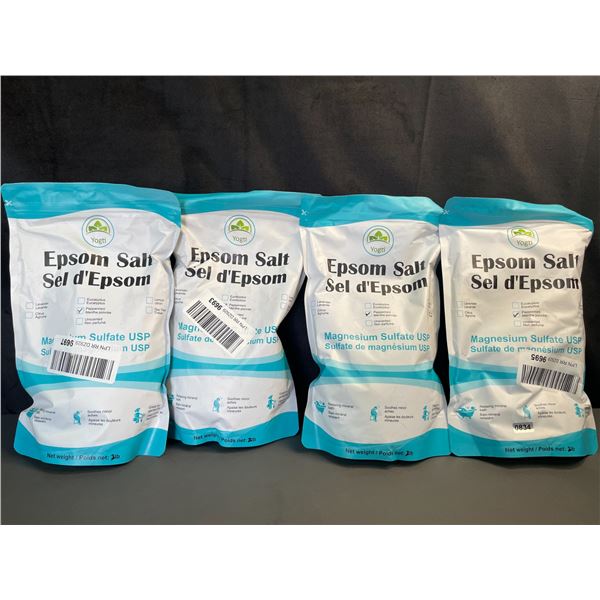 Lot of 4 Large Bags of Epsom Salts - New
