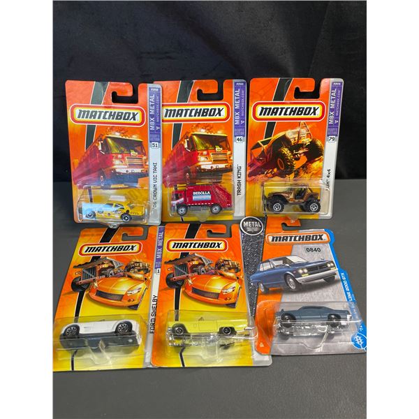 Lot of 6 Assorted Matchbox Cars - New
