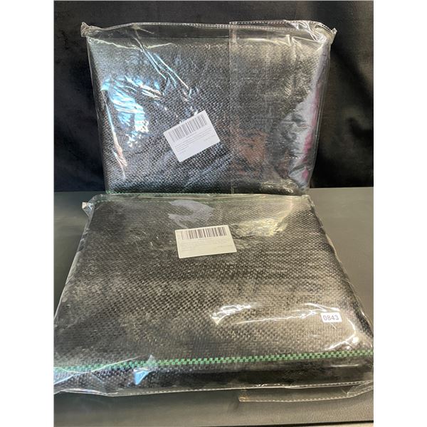 Lot of 2 Packs of Weed Barrier Fabric for Lawns/Gardens - 49FT Each - Brand New
