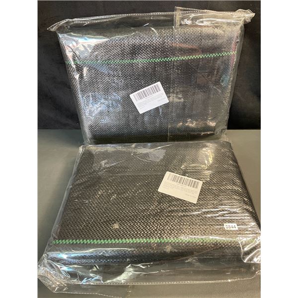 Lot of 2 Packs of Weed Barrier Fabric for Lawns/Gardens - 49FT Each - Brand New
