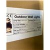 Image 2 : Lot of 1 Box of Outdoor Wall Lights - 2 PCS - 11.8 x 2.5 x 4.3 - Brand New!