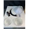 Image 3 : Lot of 1 Glass Globe Style Whiskey Decanter Set - 850ml - Brand New!