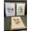 Image 1 : Lot of 3 Pokemon Framed Art Pieces - 9.5 x 13 Inch Large Size - Brand New
