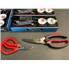 Image 2 : Lot of 4 Boxes of BlizeTec Poultry Shears & Seafood Scissors - 2 Pairs Per Box/8 Total - Brand New
