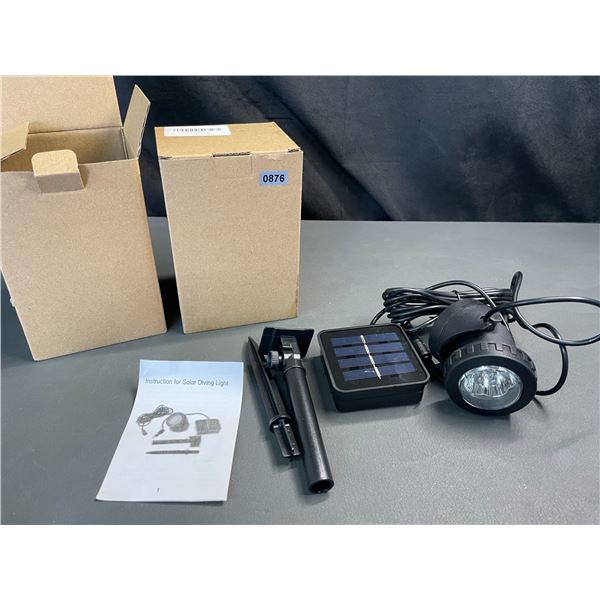 Lot of 2 Solar Diving Lights - Brand New