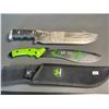 Image 1 : Lot of 2 Machete Knives - Z-HUNTER ZB-108 & Other - Used