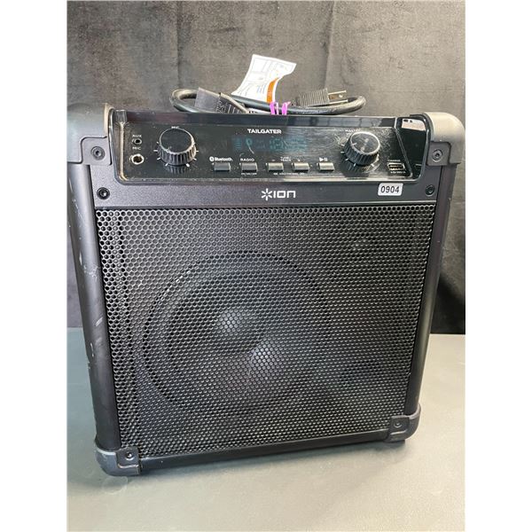 Lot of 1 ION Tailgater Portable Bluetooth Speaker - Works Great! Loud Sound - Used