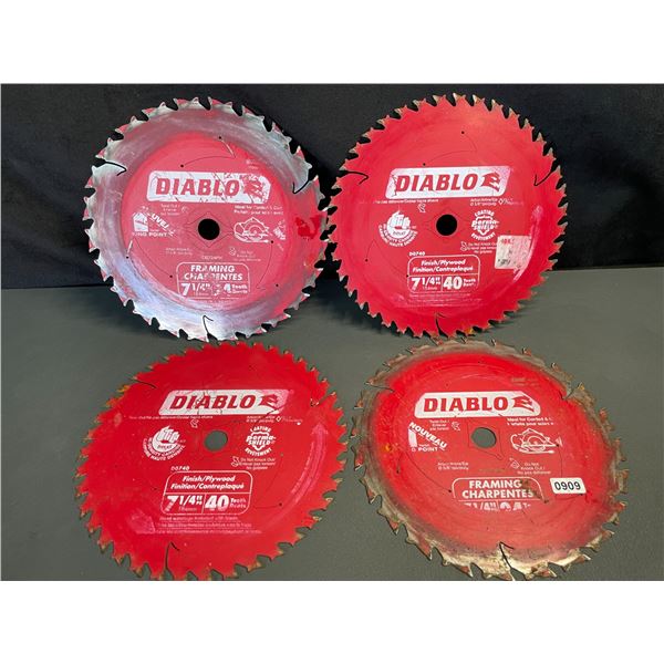 Lot of 4 Diablo Saws - Used