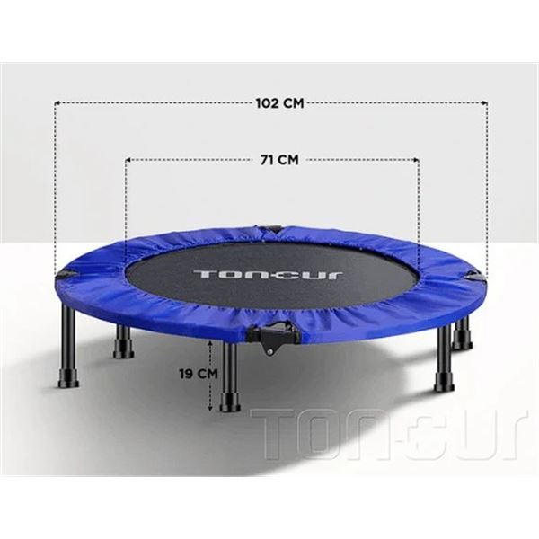 Lot of 1 Toncur 40-Inch Mini Foldable Trampoline - Great for Kids or Workouts! Brand New!