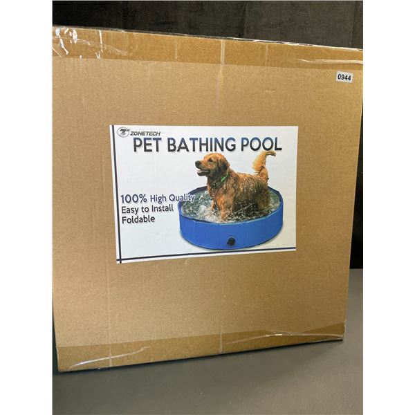 Lot of 1 Zone Tech Foldable Pet Dog Bathing Pool/Kids Pool - 39in - Brand New