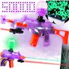 Image 1 : Lot of 1 G36 Automatic/Electric Ball Blaster Gun Toy - Glow In The Dark Purple w/ Lighting Effects!