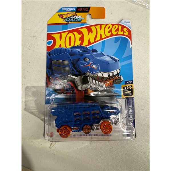 Hot Wheels Ultimate T-Rex Transporter (Blue), HW Screen Time 4/10 - View #8