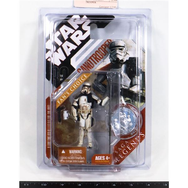 STAR WARS SAND TROOPER FIGURE IN STAR CASE
