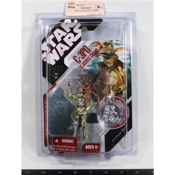 STAR WARD C3PO AND SALACIOUS CRUMB FIGURES IN A