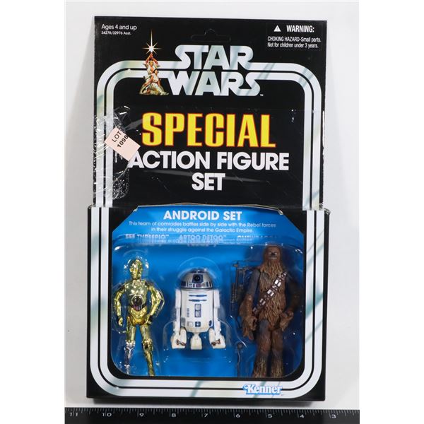 STAR WARS C3P0, R2D2, CHEWBACCA.