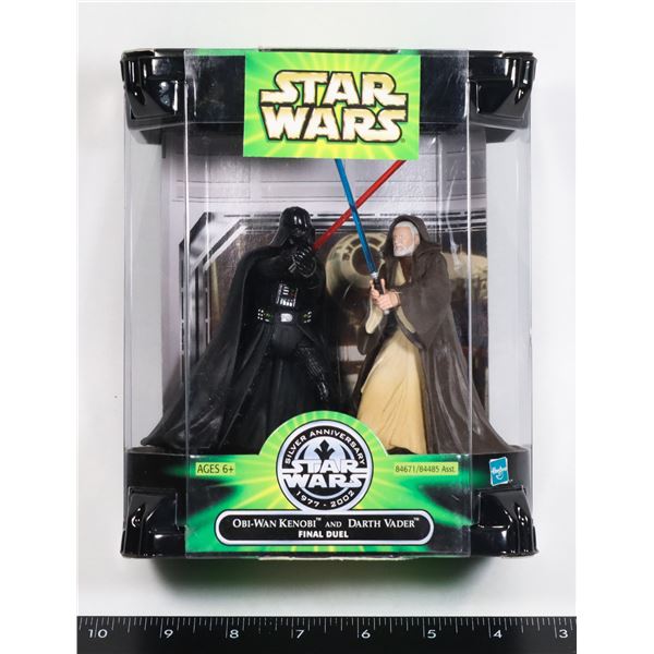 STAR WARS DARTH VADER AND OBI-WAN FIGURES
