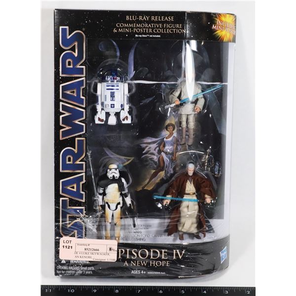 STAR WARS EPISODE 4 LUKE SKYWALKER, OBI-WAN