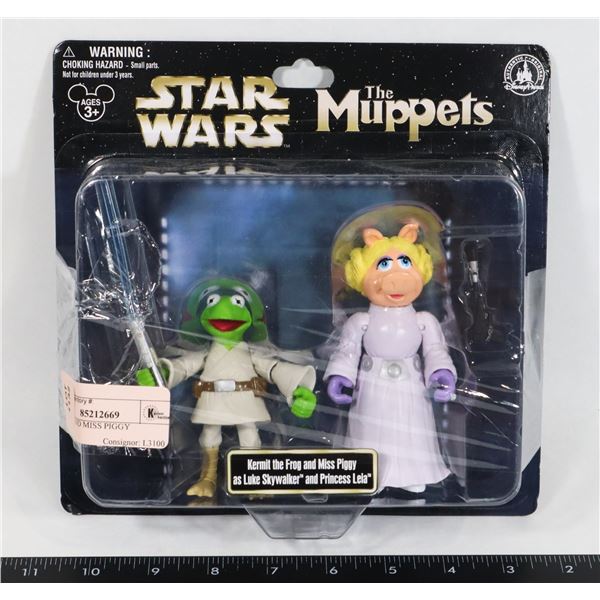 STAR WARS KERMIT AND MISS PIGGY