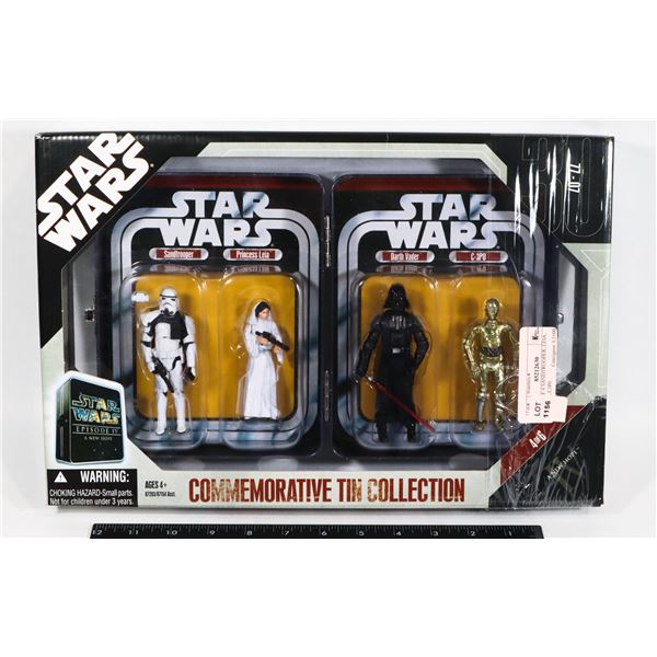 STAR WARS EPISODE 4 SANDTROOPER, LEIA, VADER, C3P0