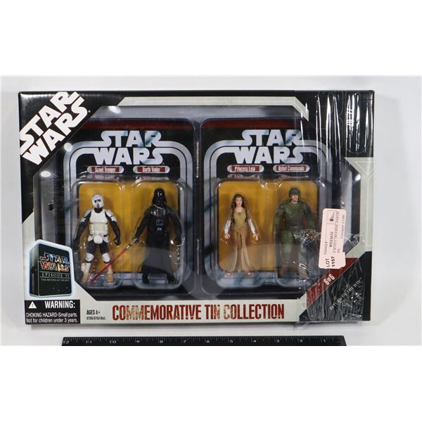 STAR WARS EPISODE 6 SCOUT TROOPER, DARTH, LEIA,