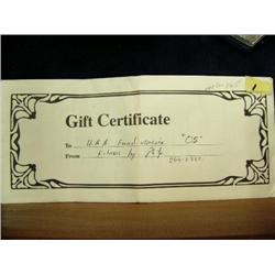 Gift Certificate for $350 for Alaska Club West 1400 W. Northern Lights Blvd - fitness training sessi