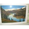 Image 1 : Byron Birdsall shrink-wrapped print, "the river glideth at it's own sweet will" (165)