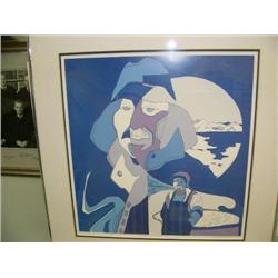 Susan Ann Pennewell Ellis, signed and numbered artist print "Prince William fisherman" (165)