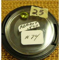 Loose gemstone Peridot .5 carats (74)