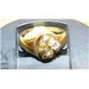 Image 1 : Real diamond gold nuggeted ring (74)