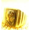 Image 1 : Men's ring tiger eye 10 K gold (74)