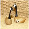 Image 1 : Lot of 2 Canadian geese by Aningayou of baleen, ivory and bone (2)