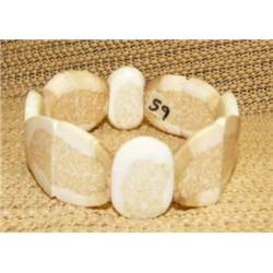 Beautiful fossilized walrus ivory bracelet (2)
