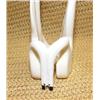 Image 3 : 2 ivory swans 4.5" tall by Mark Seeganna (2)