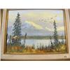 Image 2 : Original Oil by Ellen Henne Goodall, of Mt. Drum looking East from Willow Lake in Copper River Valle