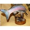 Image 4 : Wonderful wood carving by Michael Scott of Grayling, 16" long 12" tall (2)