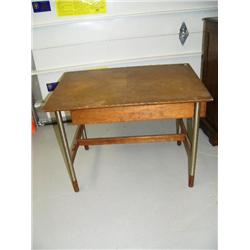 Modern lamp table with drawers, 22" tall, 30" long, 21" width (2)