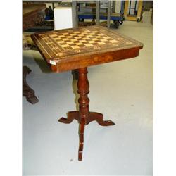 Game table28" tall, 19'x19" table top (2)