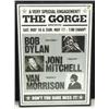 Image 1 : Poster from the Gorge featuring Bob Dylan, Joni Mitchell and Van Morrison, 20.5"x14" (165)