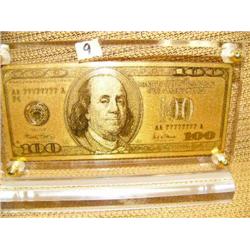 1999 gold foil with cert of authenticity with presentation case (181)