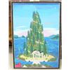 Image 1 : Original oil by F. Samuelson 1983, 42"x 30" framed (165)