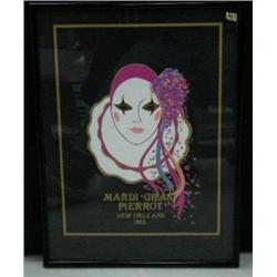 Lot of 7 framed New Orleans posters (165)