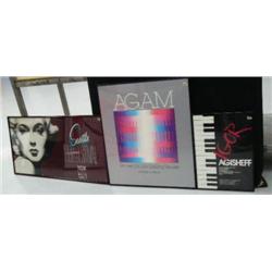 Lot of 3 various posters: Pioneer square gallery, Seattle Film Festival, Agisheff  (165)