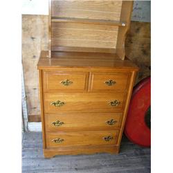 Chest of drawers with bookcase (183)