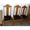 Image 1 : Set of 3 oak chairs (165)