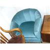Image 1 : 2 blue swivel side chairs (165)