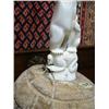 Image 9 : 25.5" Ivory carving of angel, walrus, bear and other animals on bone igloo base (2)