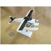 Image 3 : Ivory and baleen Super Cub and float plane, 4.5" tall, 6" long by Al Kaloke (2)