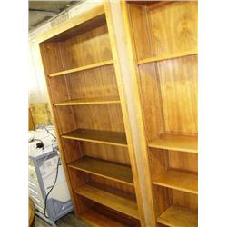 CHOICE on 3 wood bookcases (165)